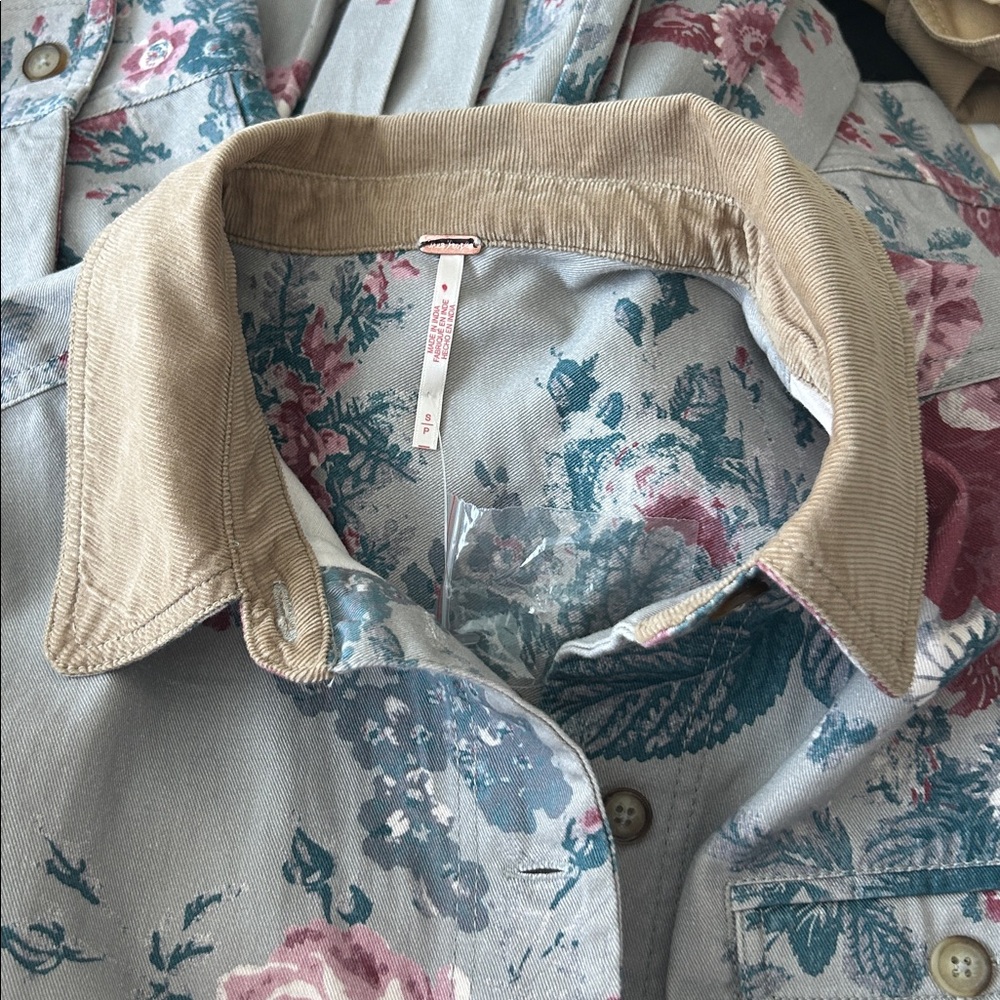 Free People Floral Mini Dress NWOT - Picture 10 of 10